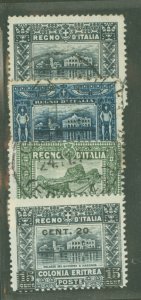 Eritrea #47-49/52 Used