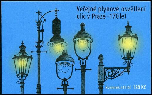 HERRICKSTAMP NEW ISSUES CZECH REPUBLIC Sc.# 3715a Gas Street Lighting Booklet