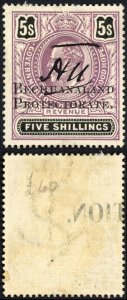 Bechuanaland BF25 5/- Lilac and Black SCARCE