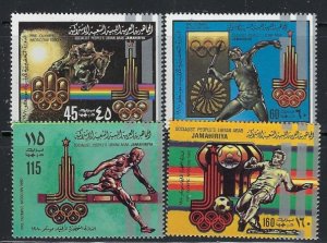 Libya 842-45 MNH 1979 Olympics (an1459)
