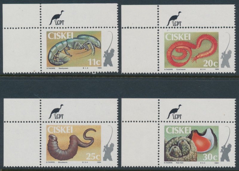 South Africa Homelands Ciskei Sc 65 - 68 MNH Fishing