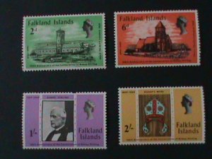 ​FALKLAND ISLANDS-1969-SC#184-7 CENTENARY OF WAITE HOCKING MNH-VERY FINE