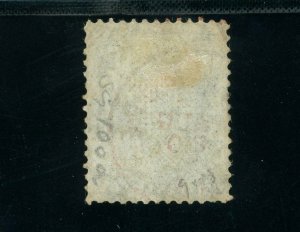 USAstamps Used FVF US 1867 Lincoln Scott 91 With E Grill Red Cancel 