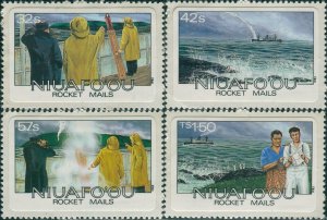 Niuafo'ou 1985 SG60-63 Rocket Mails set MNH