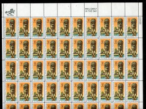 C84 National Parks Air Mail Sheet of 50 11¢ Stamps 1972