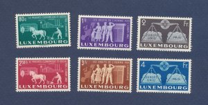 LUXEMBOURG  - Scott 272-277  - VF MNH