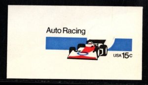 #U587 Auto Racing Cut Square  - Mint