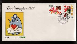 Ireland # 679-680 FDC Love!