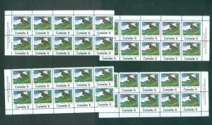 Canada. 1971. 4 Diff. Plate-10-Blocks. Mnh. Art. Bird. Emily Carr. Sc# 532