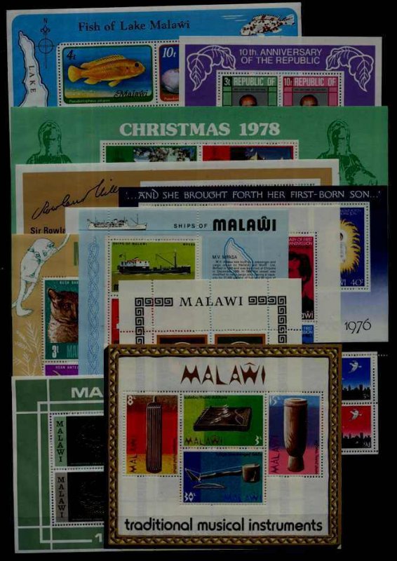 Malawi 24 diff. MNH s/s