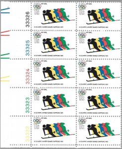 US C85 - MNH Plate Block of 10 - 11¢ stamps- Olympics.  FREE SHIPPING