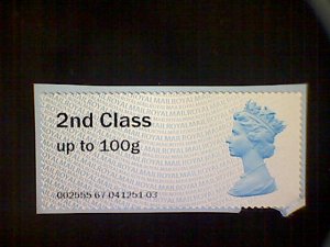 Great Britain, Deegam FSN2.4, Post 'n Go 2014, on paper, 2nd, light blue