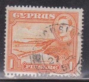 CYPRUS Scott # 146 Used - KGVI & South Batre