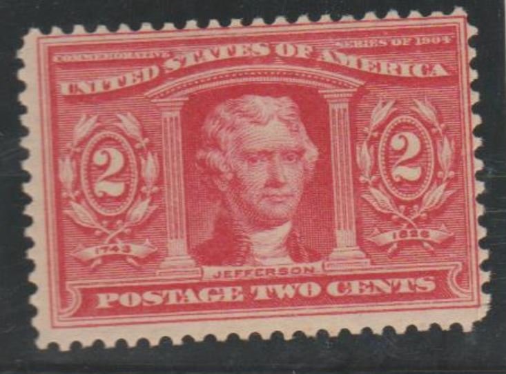 U.S. Scott #324 Jefferson - Louisiana Purchase Stamp - Mint Single