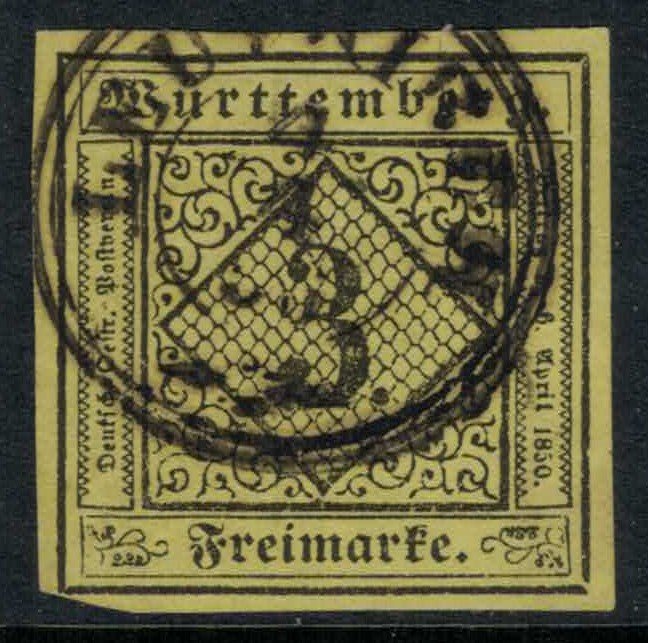 Wurttemberg #2 4 margins  CV $7.25