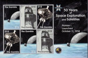 Gambia MNH Sc 3148 Sheetlet Space Exploration Value $ 9.00 US $$