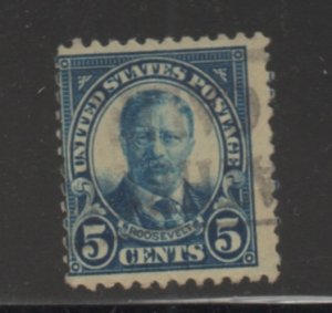 Scott #  557  used   single