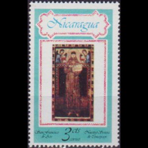 NICARAGUA 1978 - Scott# 1074 St.Francis 3c NH