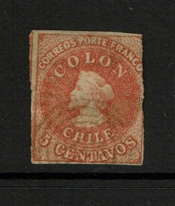 Chile SC# 3, Used, pg remnant - S11060