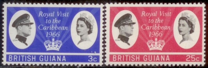 British Guiana 1966 SC# 299-300 MNH-OG E35