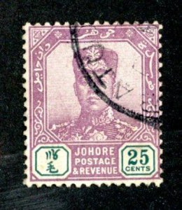 405BCX Jahore 1920 Scott# 93 used