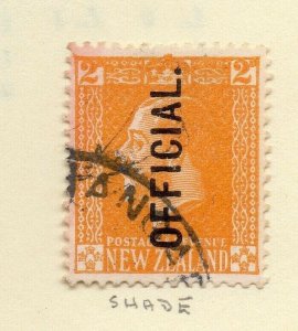 New Zealand Official Issues 1915-34 Issue Fine Used 2d. Optd NW-163931