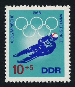 Germany GDR B146 MNH Sports, Olympics, Toboganing