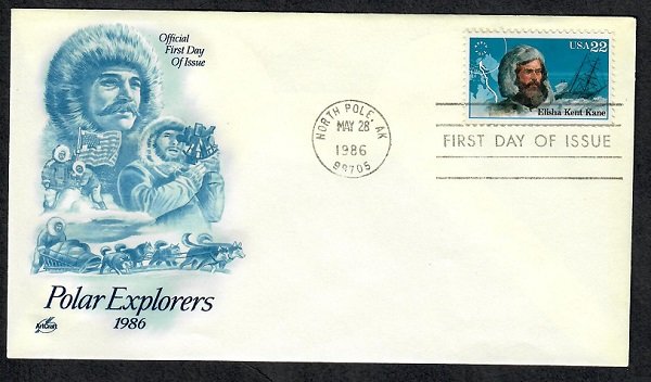 2220 Polar Explorer Unaddressed ArtCraft FDC