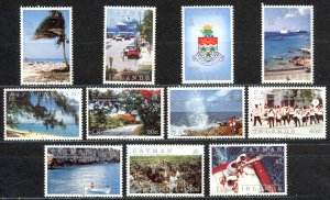 Cayman Islands Sc# 636-646 MNH 1991 5c-$2 Island Scenes