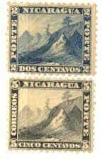 Nicaragua 1-2/unused(no gum)/ 2c short perforation SCV2