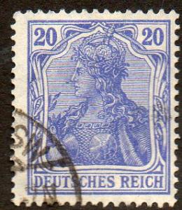 Germany  Scott  84  Used