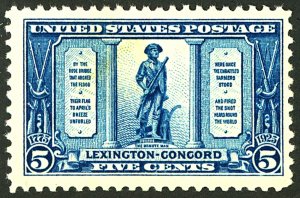 U.S. #619 MINT OG HR