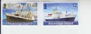 2018 Ascension R.M.S. St. Helena (2) (Scott 1208-09) MNH