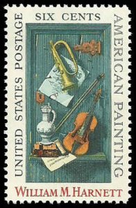 PCBstamps   US #1386 6c William M. Painting, MNH, (1)