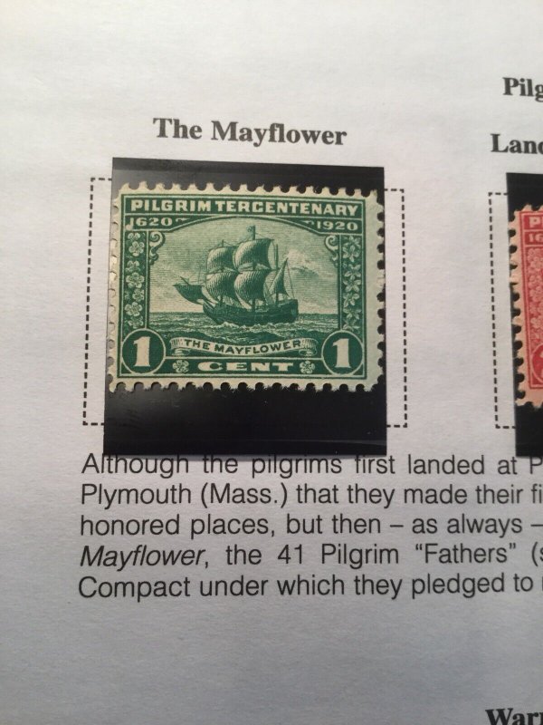 Scott #548, 549, & 550 1920 The Pilgrims Mint Never Hinged Set!