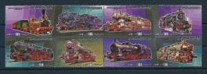 [113645] Libya 1984 Railway trains Eisenbahn Steam Locomotives  MNH