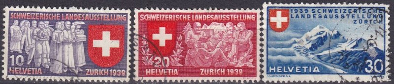 Switzerland #250-2 F-VF Used CV $3.50  (Z4592)