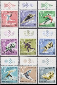 1967 Aden Mahra State 39-47+Tab 1968 Olympic Games in Grenoble