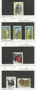 India, Postage Stamp, #1532, 1550-52, 1572, 1754, 1768 Used, 1995-99