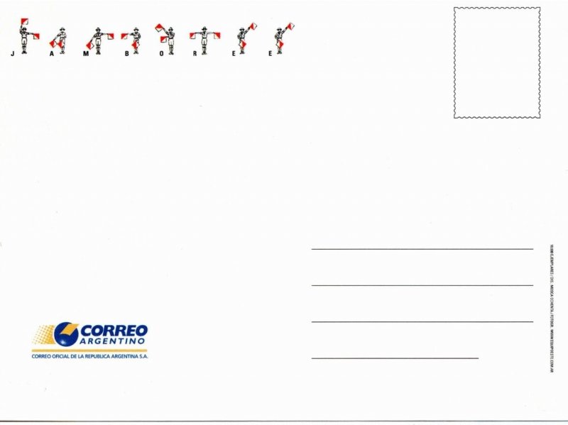 Argentina 2005 Commemorative Perforate Postcards different cancels