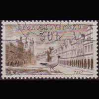 CZECHOSLOVAKIA 1954 - Scott# 673 Telc View 30h Used