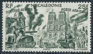 New Caledonia, Sc #C19, 25fr MH