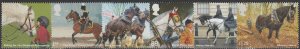 Great Britain Scott# 3260-5 SG# 3564-9 2014 QEII MNH