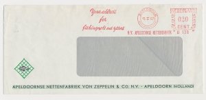 Meter cover Netherlands 1967 Fishing nets and Yarns - Apeldoorn
