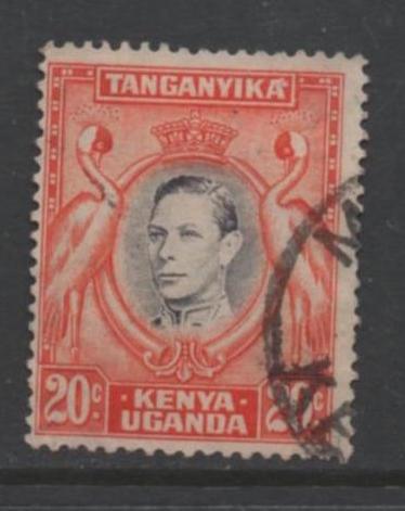 Kenya, Uganda & Tanganyika scott# 74  used perf 13x13.5