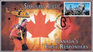 CA18-044, 2018, First Responders, Pictorial, FDC, Search and Rescue