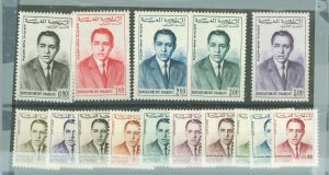 Morocco #75-84/C5-9  Multiple (King)