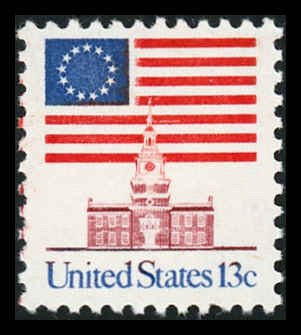USA 1622C Mint (NH) (Perf 11.25)(Small Block Tag, Shiny Gum)