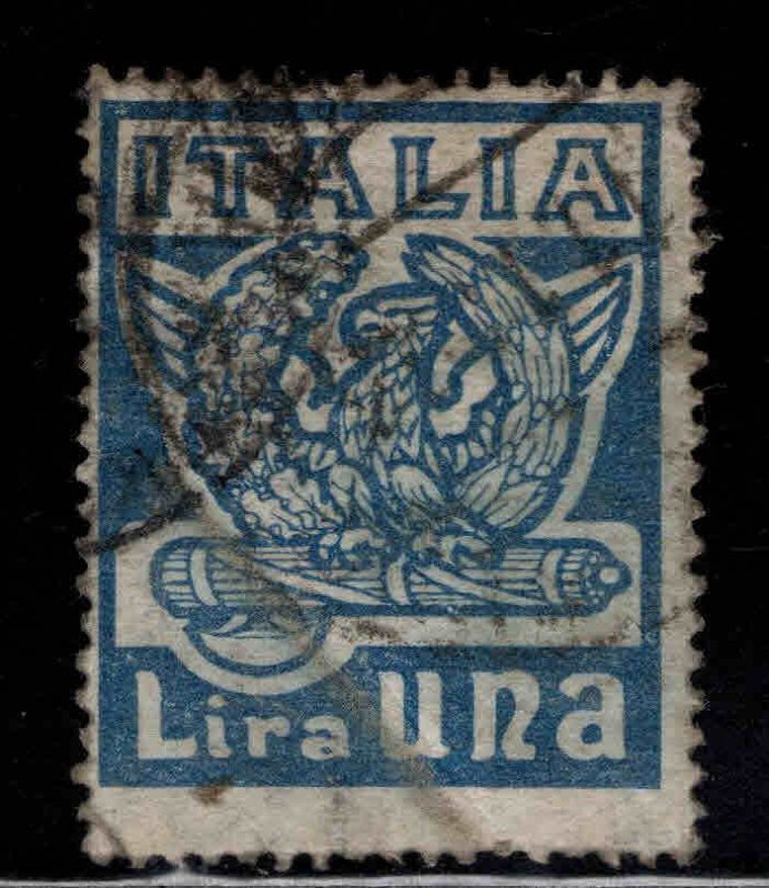 Italy Scott 162 Used, Creased Fascist Government symbol 1923