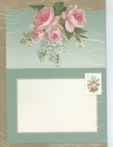 US U657 2005 Letter sheets, Garden blossoms